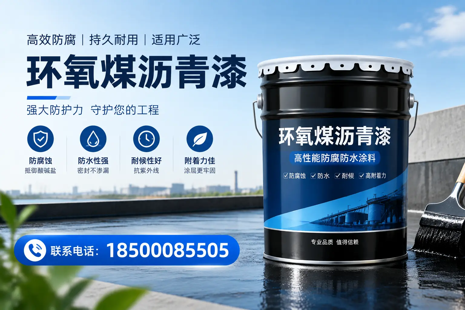 环氧煤沥青漆的施工方法详解,助力濮阳企业高效完成项目